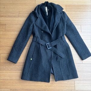 Soia & Kyo vintage y2k wool belted coat